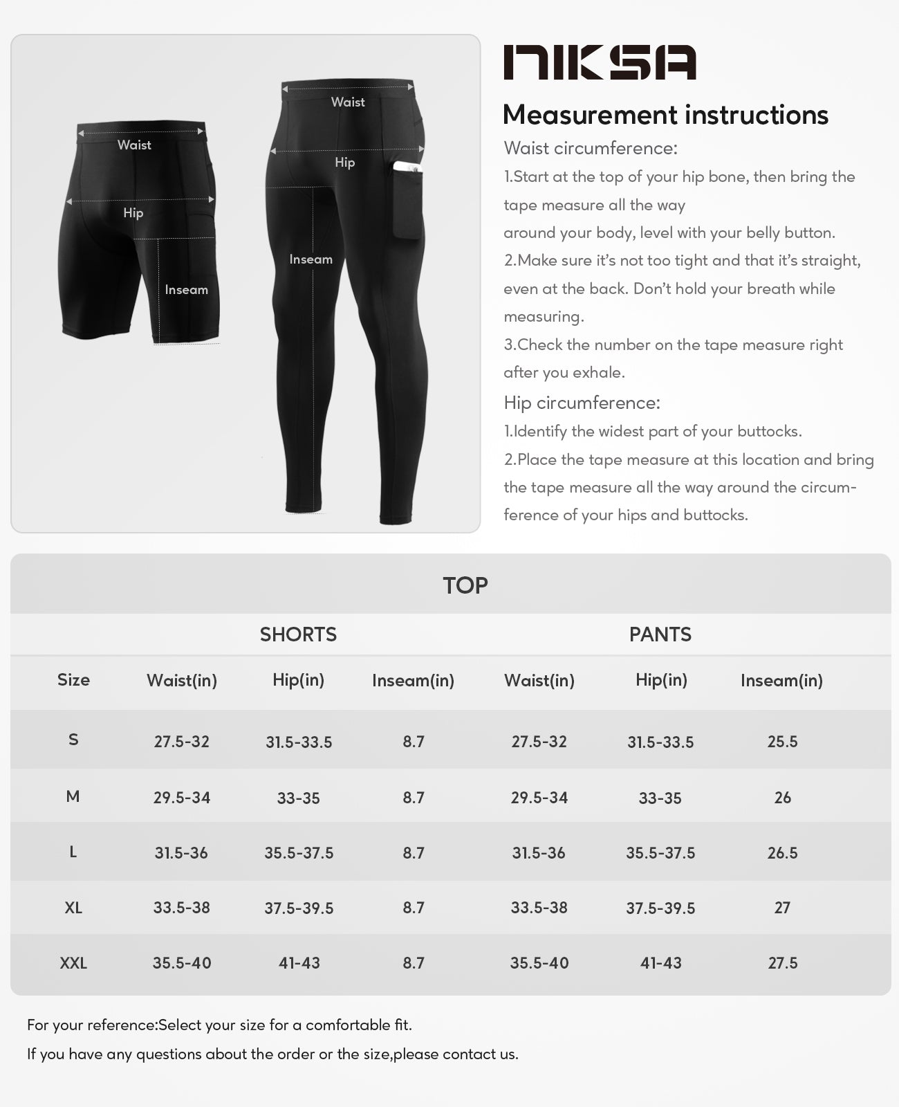 High Performance Niksa Compression Shorts Pant Men 5 Pack