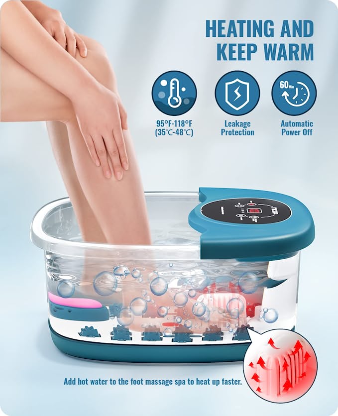 Foot massager store water